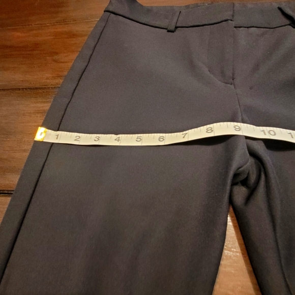 Express Skinny Mid Rise Dress Pants Black Sz 2R - Picture 7 of 8